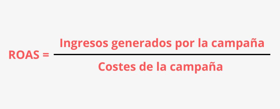 como calcular el roas