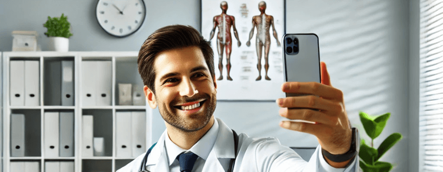 redes sociales medicos